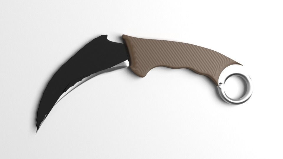 Karambit Knife 5 3D model_2