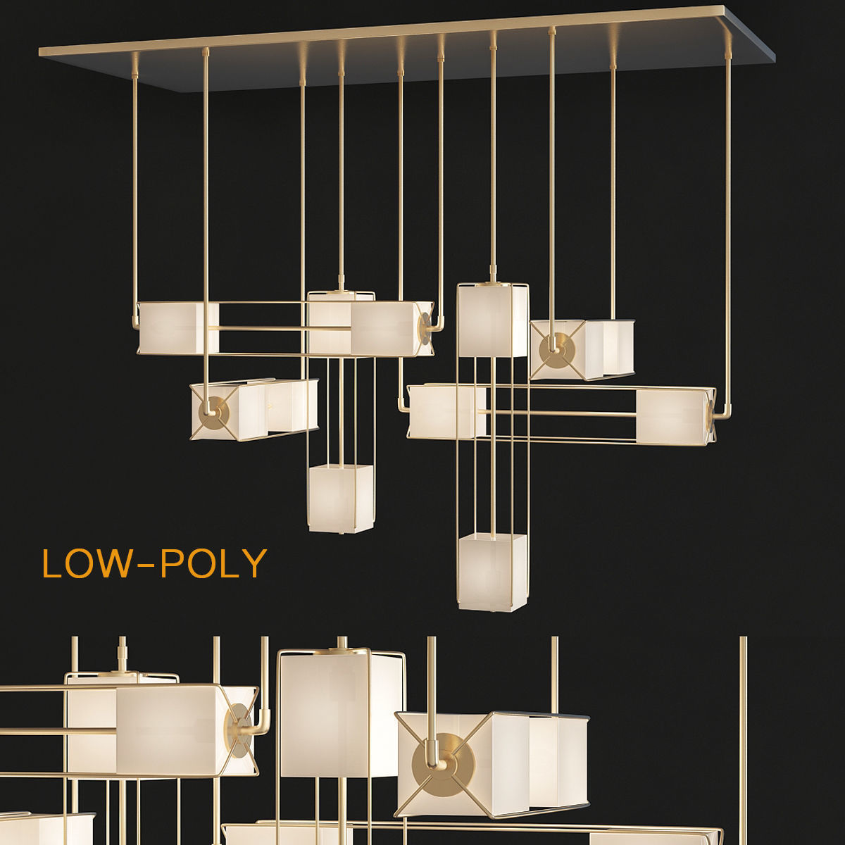 chandelier collection 100 3d models  _30