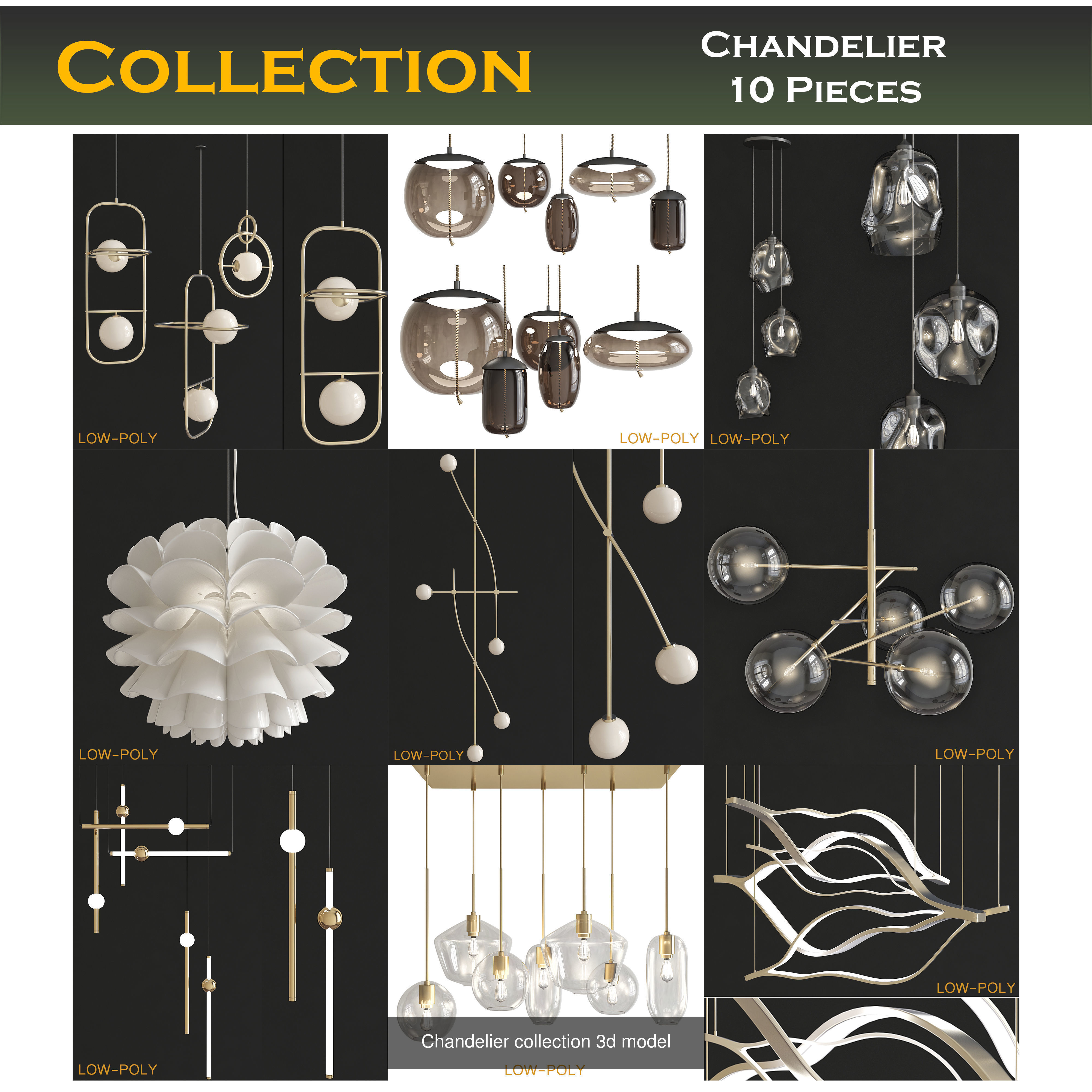 chandelier collection 100 3d models  _10