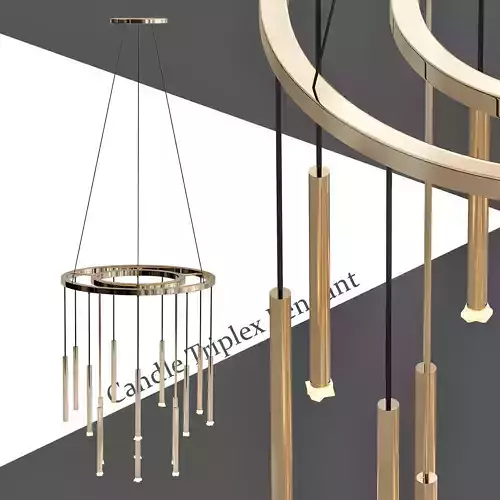 Candle Triplex Pendant