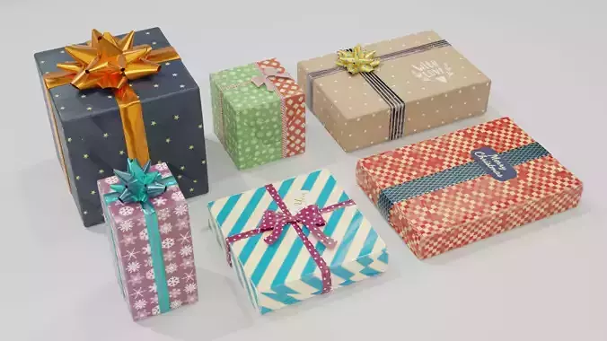 Gift boxes - 3D