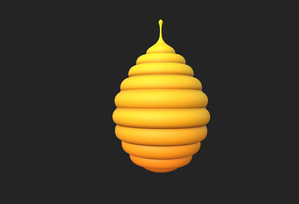 Bee Hive 3D model_14