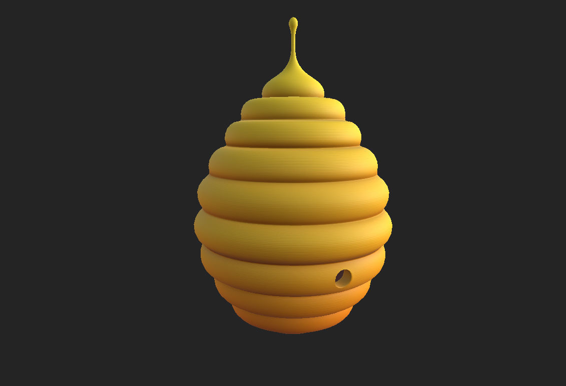 Bee Hive 3D model_15