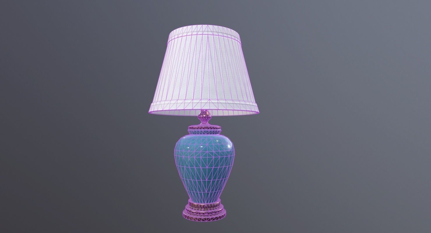 Table Lamp Game Ready Low-poly 3D model_16