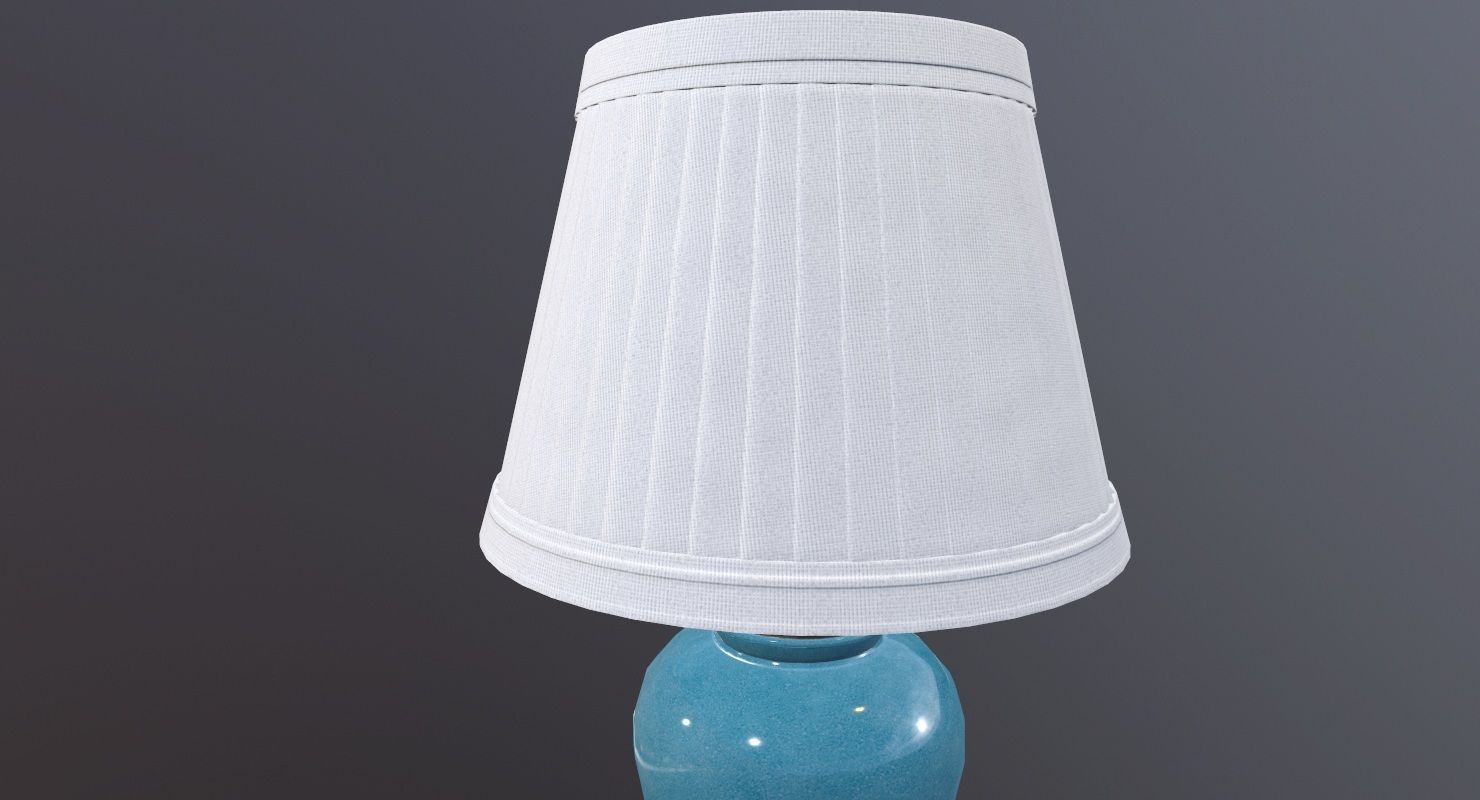 Table Lamp Game Ready Low-poly 3D model_5
