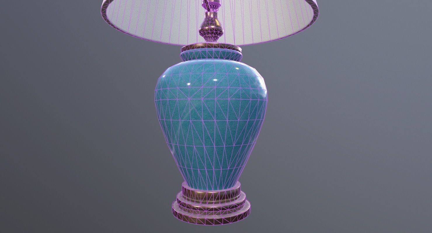 Table Lamp Game Ready Low-poly 3D model_12
