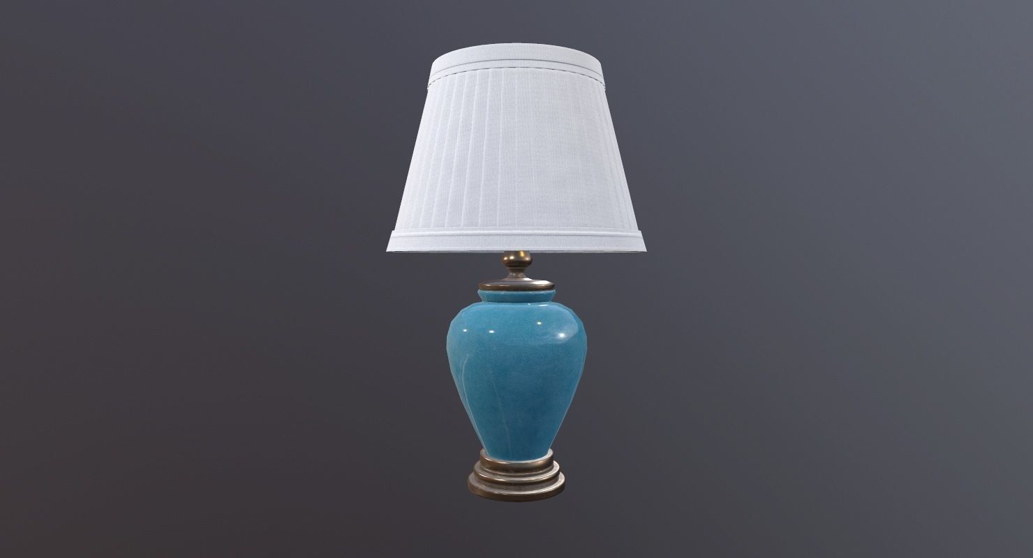 Table Lamp Game Ready Low-poly 3D model_1