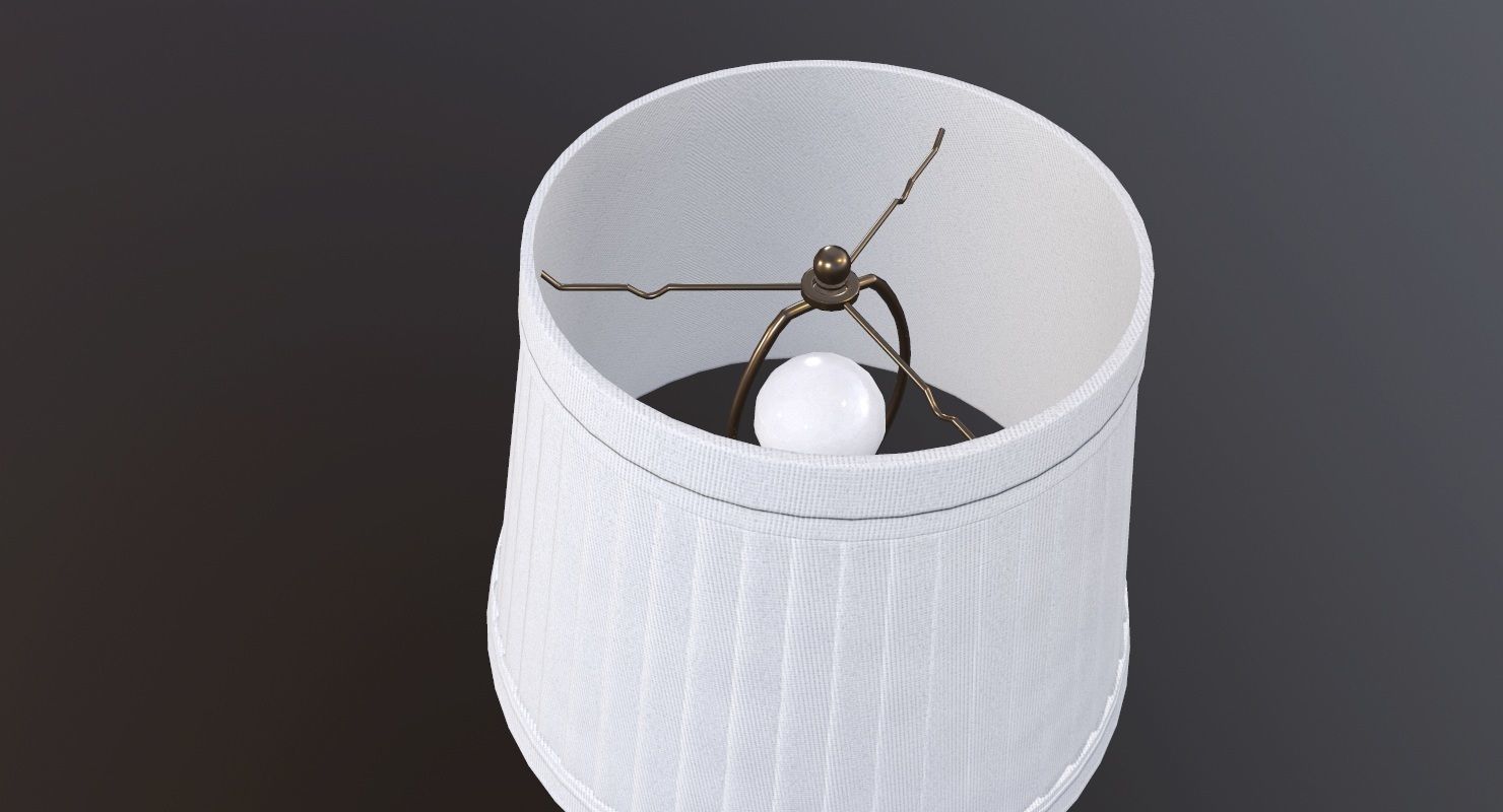 Table Lamp Game Ready Low-poly 3D model_6