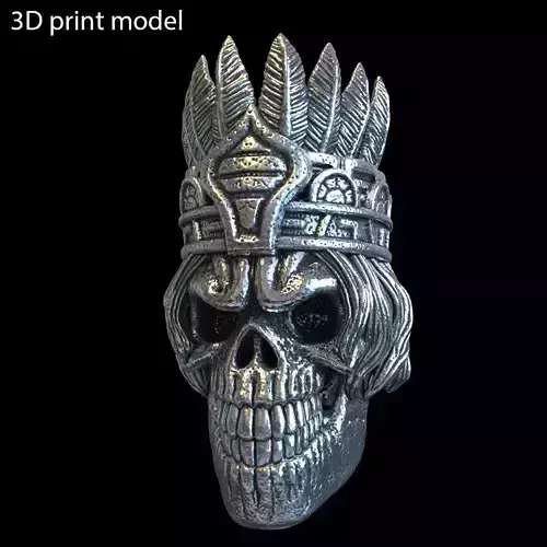 skull  pendant jewelry Tribal vol1 