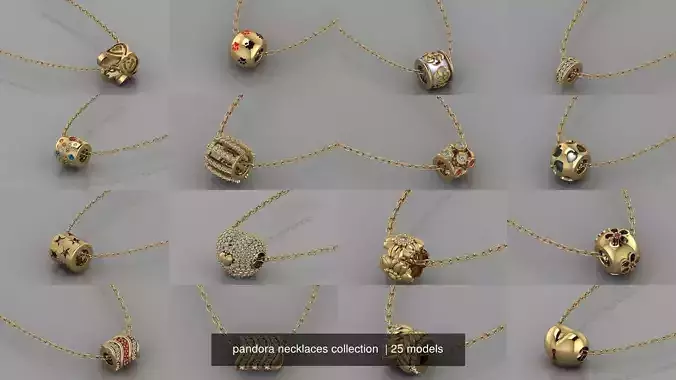 pandora necklaces collection 
