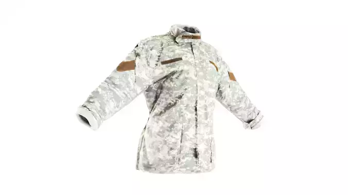 Military ACU jacket with PBR textures 09