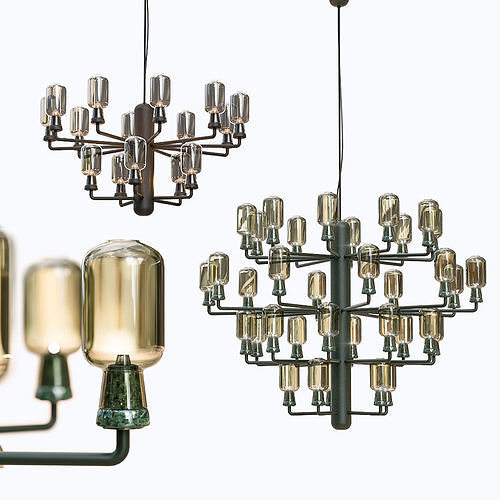 Normann Copenhagen Amp chandelier 3D model
