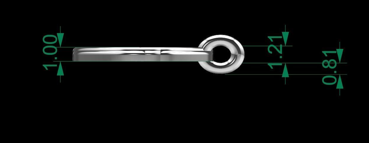 Gucci Pendant 3D print model_5