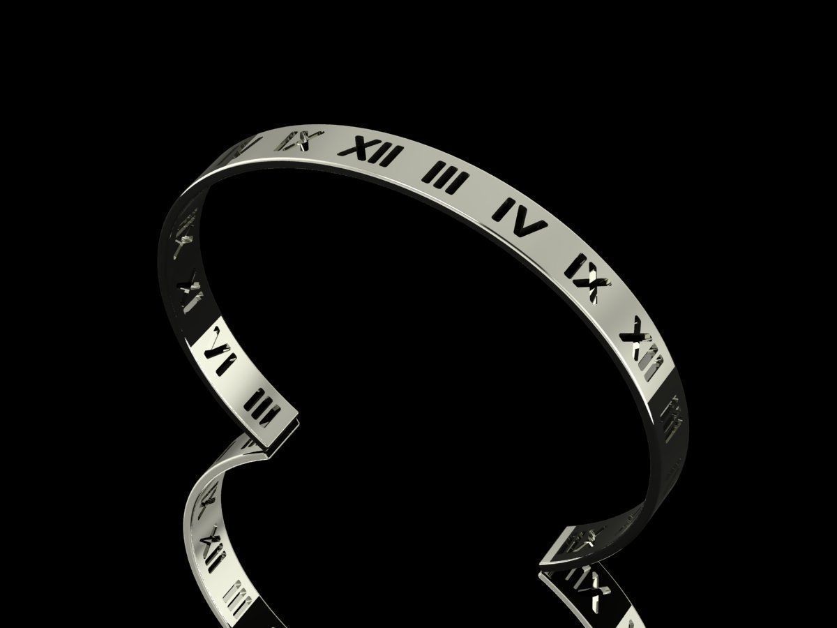 Tiffany Atlas bracelet 3D print model_2