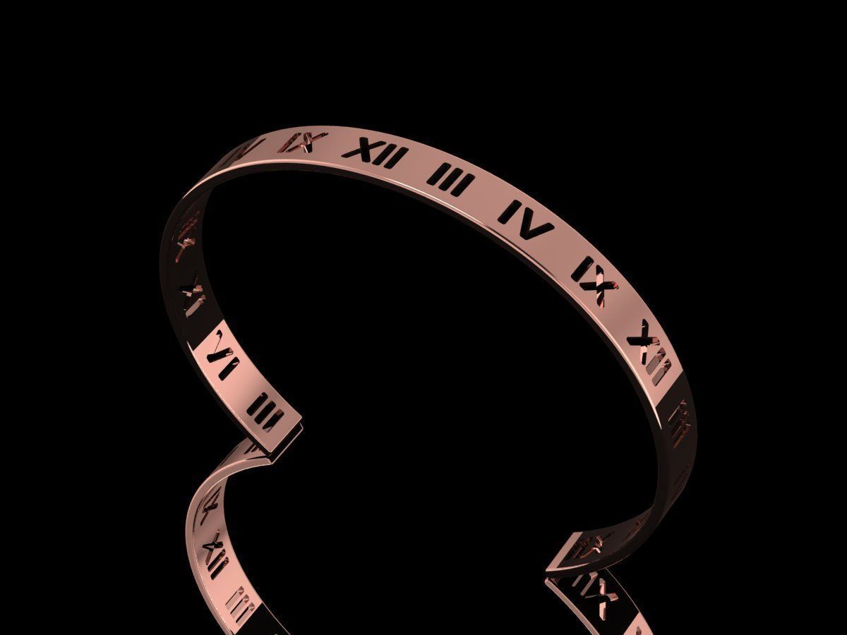 Tiffany Atlas bracelet 3D print model_1