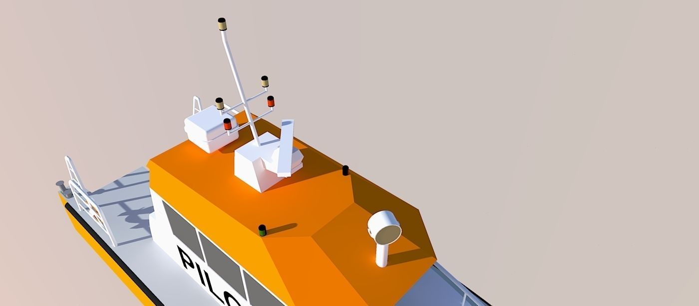Pilot Boat 3D model_5