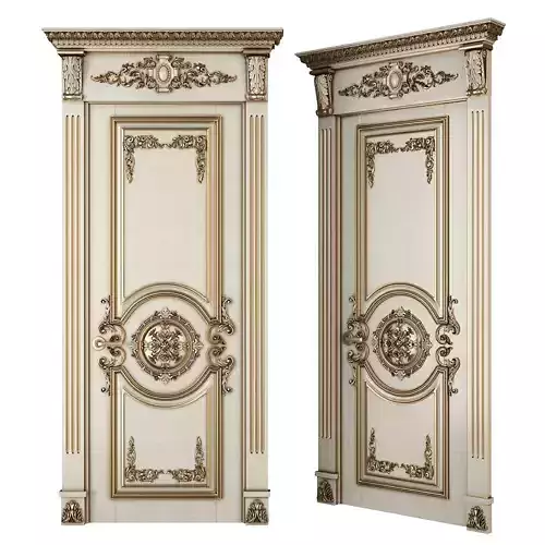 Classic door 3D model