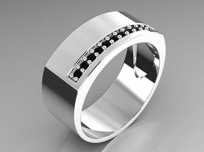 Men Band Ring  3D print model