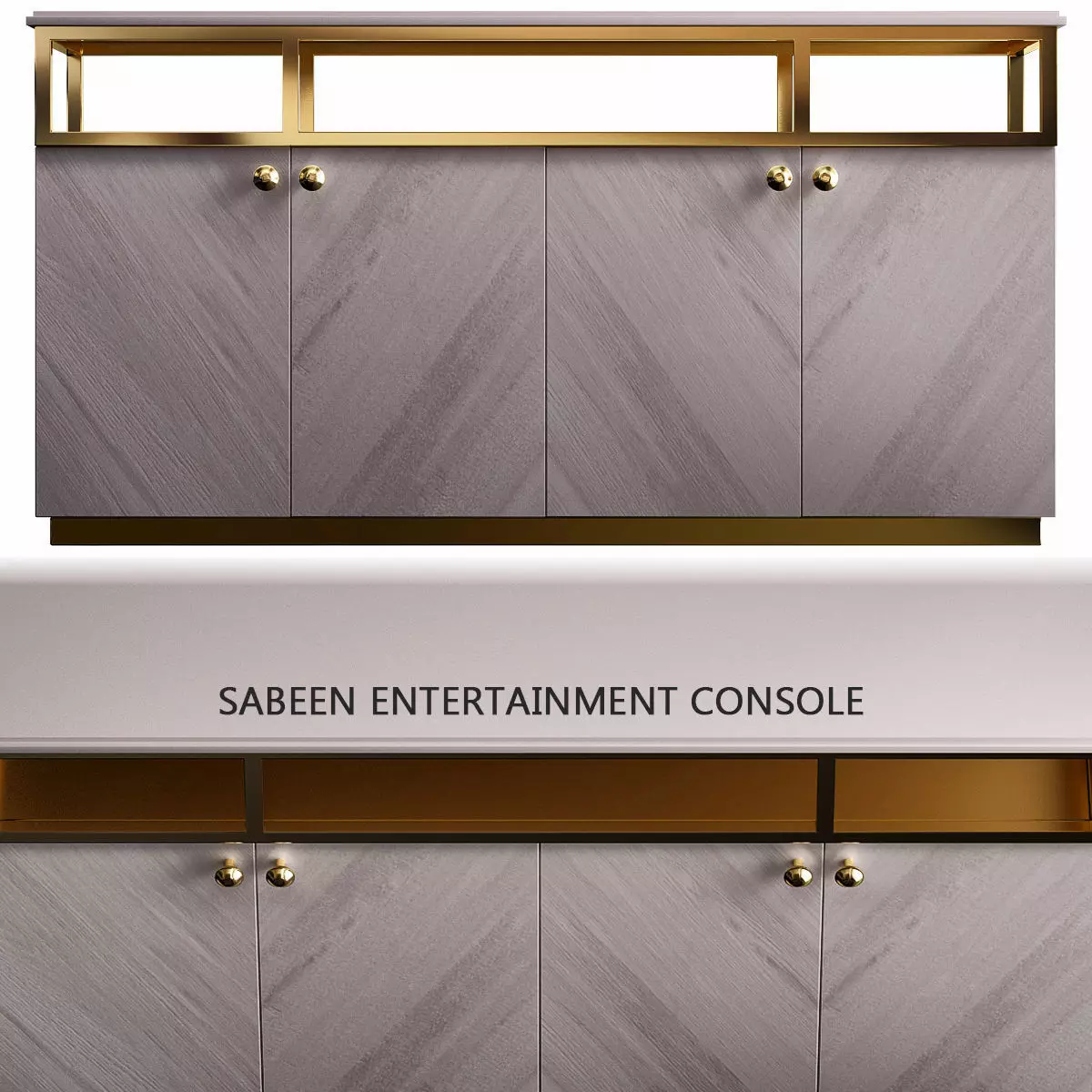 Sabeen Entertainment Console low poly 3d model Low-poly 3D model