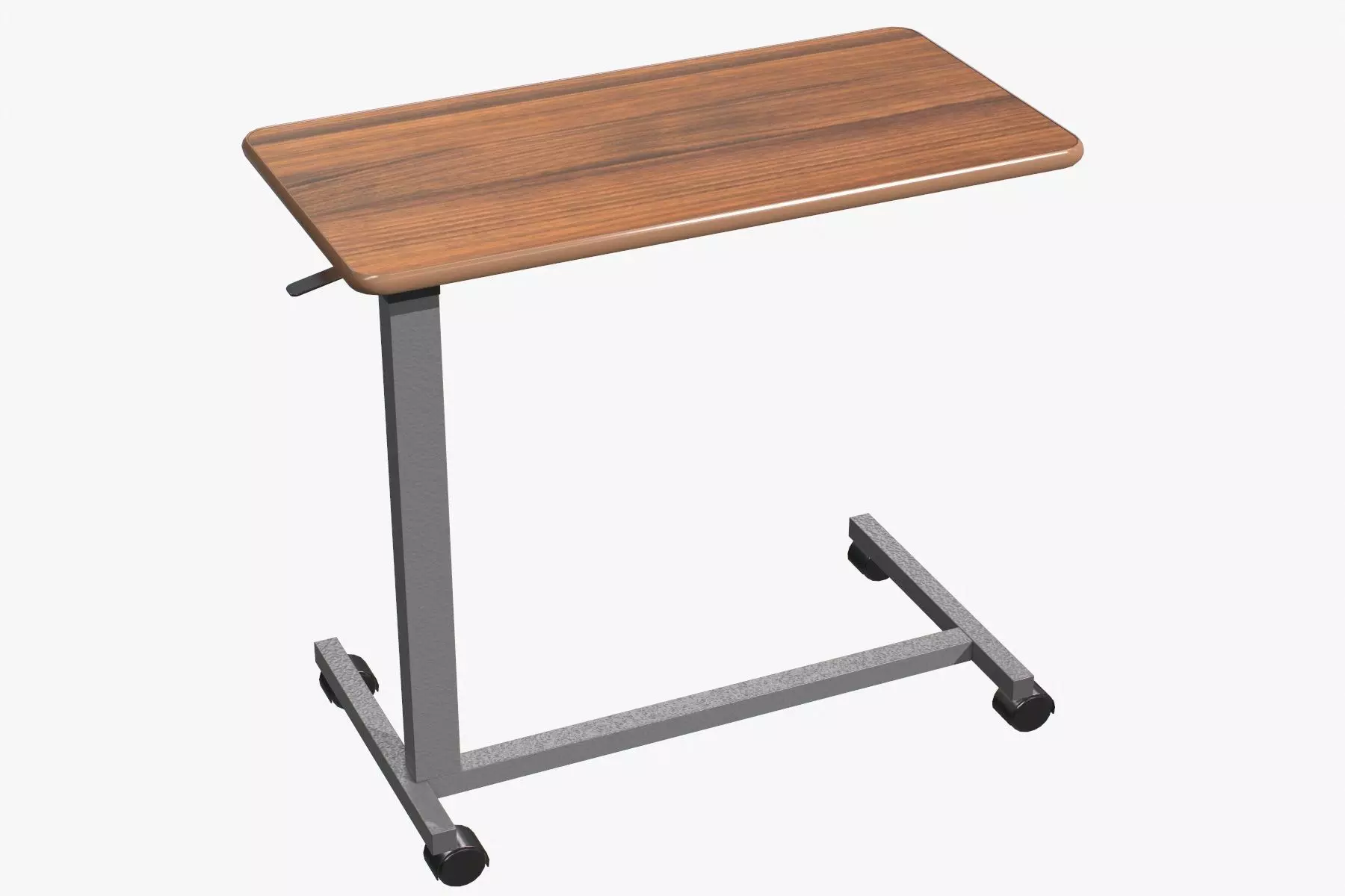 Hospital Table Low-poly 3D model_0