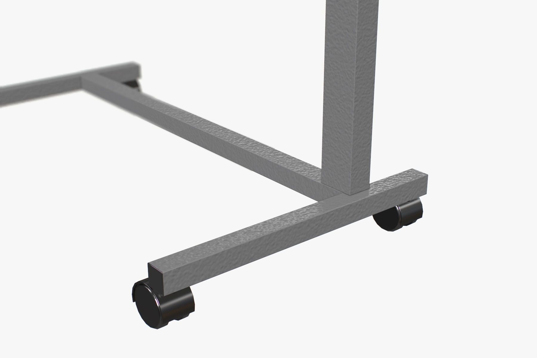 Hospital Table Low-poly 3D model_12