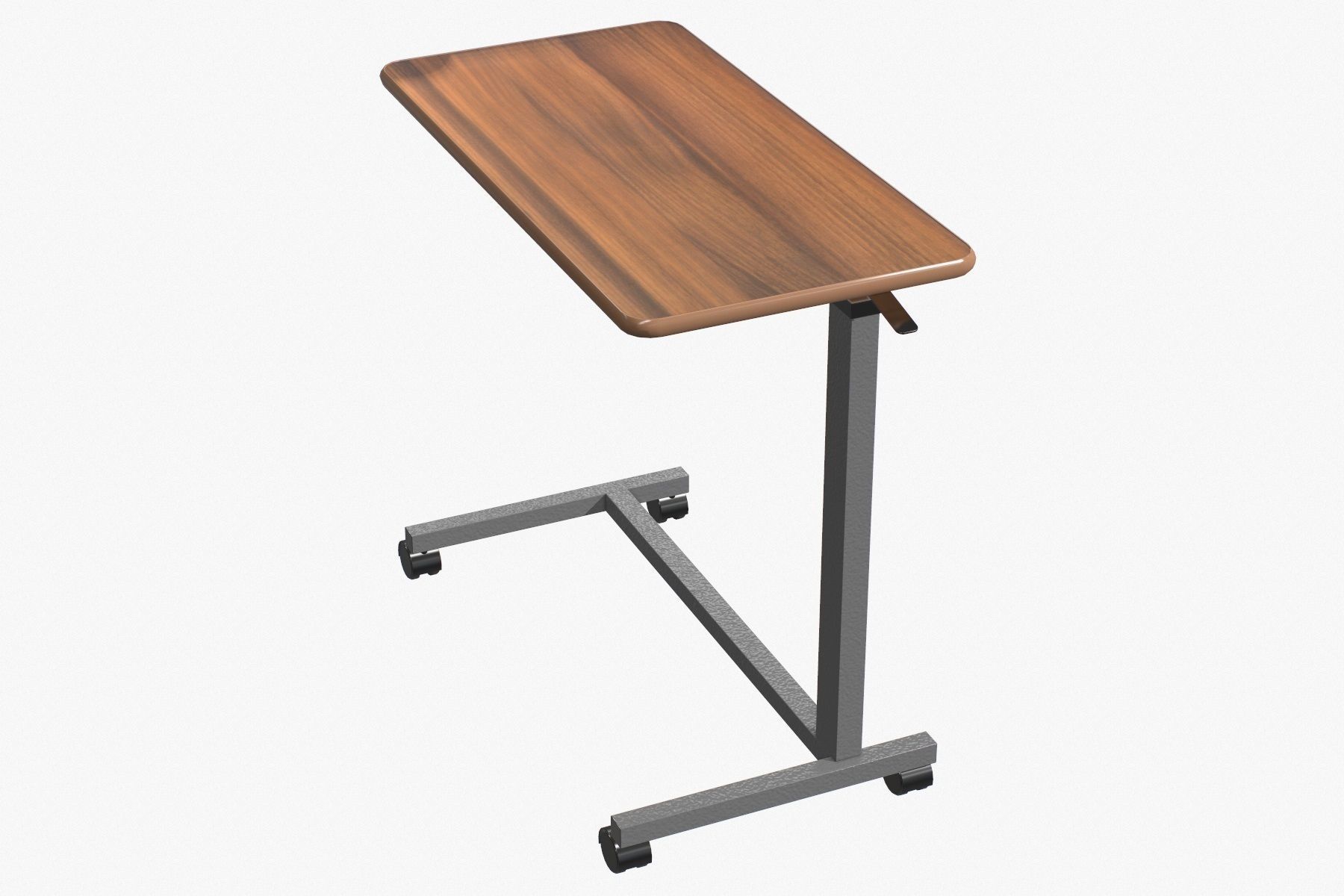 Hospital Table Low-poly 3D model_2