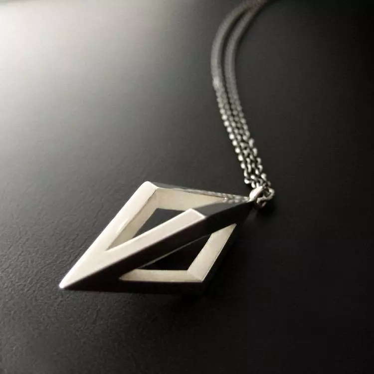 Minimal Necklace  3D print model_0