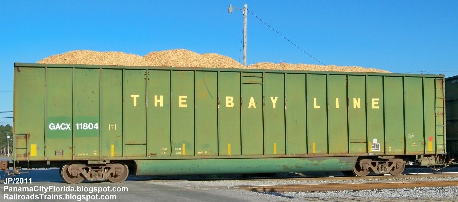 Wood Chip Gondola HO and N Scales Bay Line Bathtub 3D print model_1