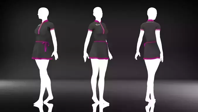 Female Cloth - Women Swimsuit Marvelous Designer 3D Fashion