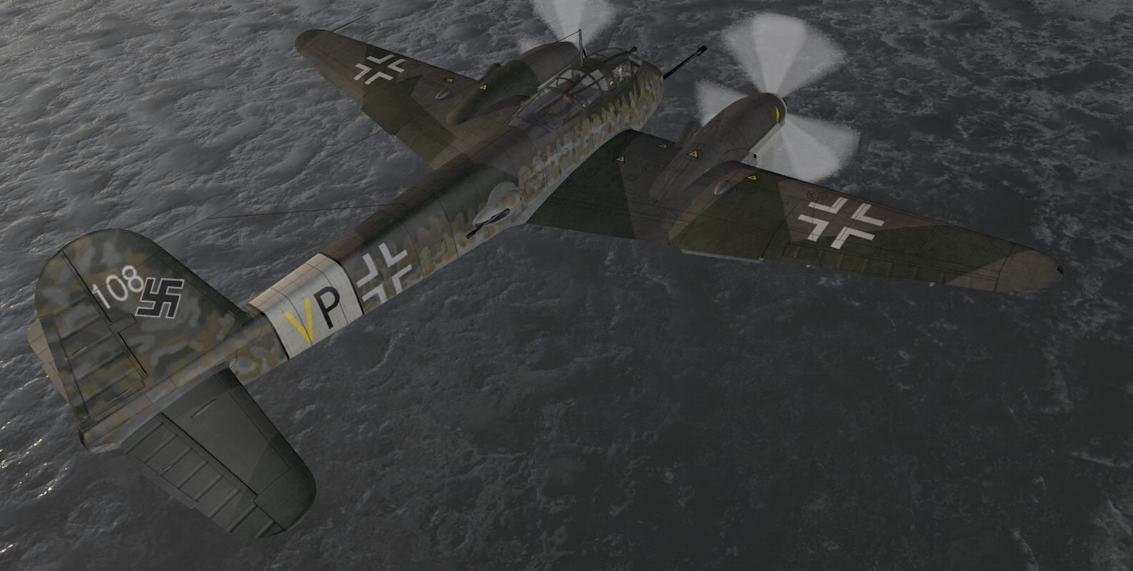 Messerschmitt Me-410 B-2 3D model_10