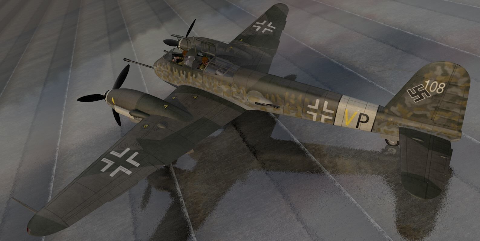 Messerschmitt Me-410 B-2 3D model_1
