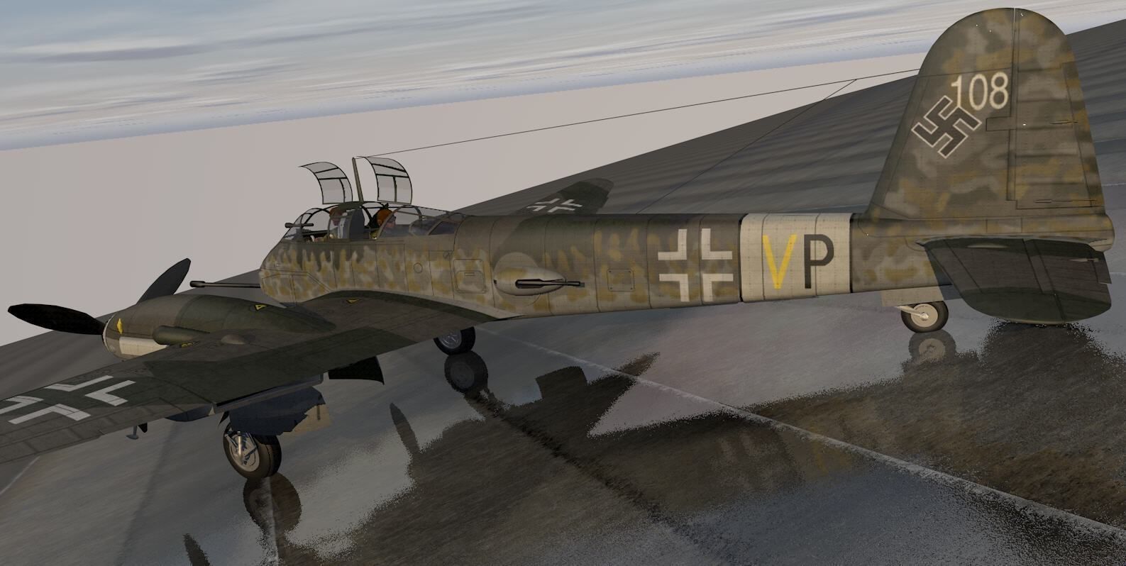 Messerschmitt Me-410 B-2 3D model_5