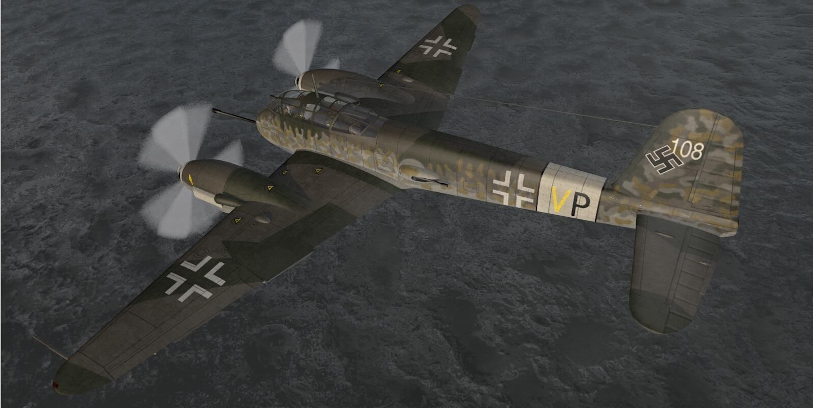 Messerschmitt Me-410 B-2 3D model_9