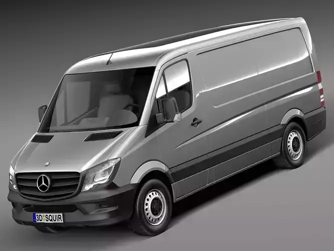 Mercedes-Benz Sprinter short low 2014 3D model