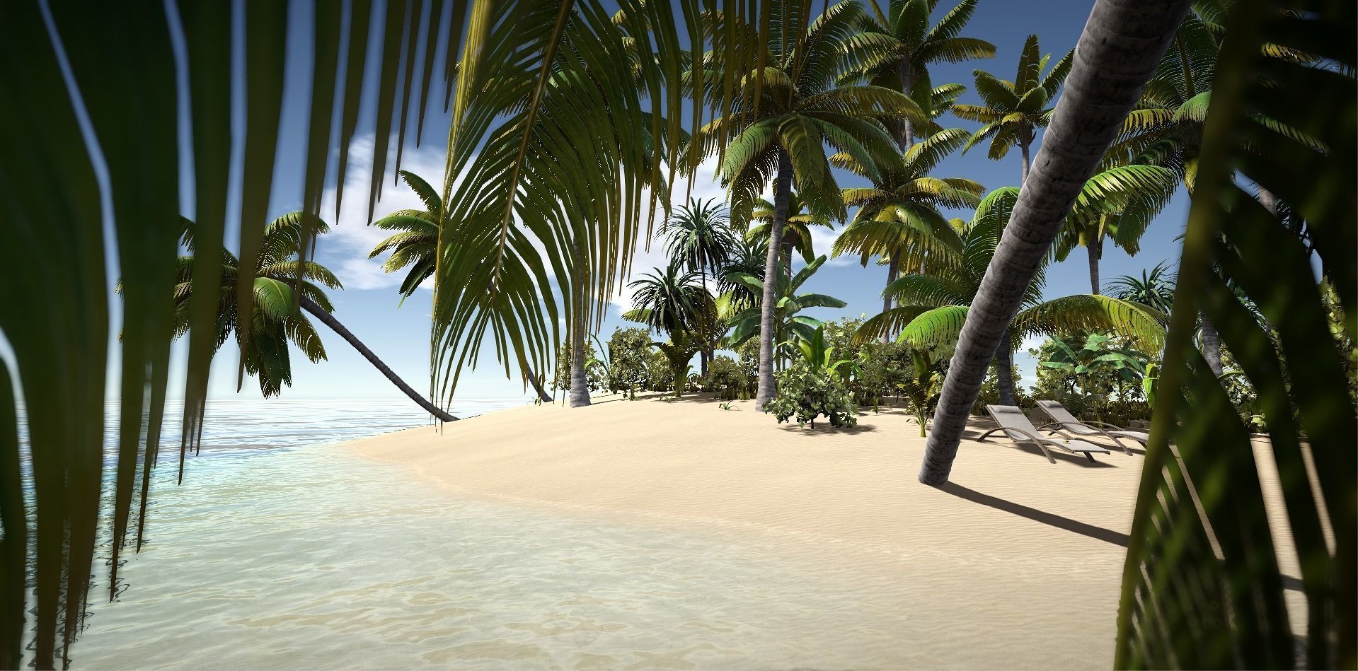  Tropical Plants For Game Engines UE4 asset and Unity3d asset ST Low-poly 3D model_4