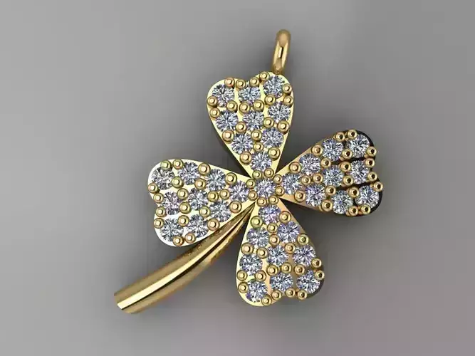 GC GOLD H232-Diamond gold NECKLACE