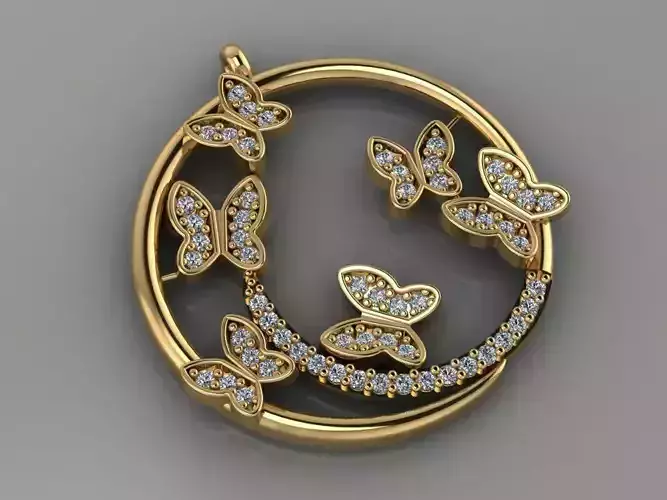 GC GOLD H248-Diamond gold NECKLACE