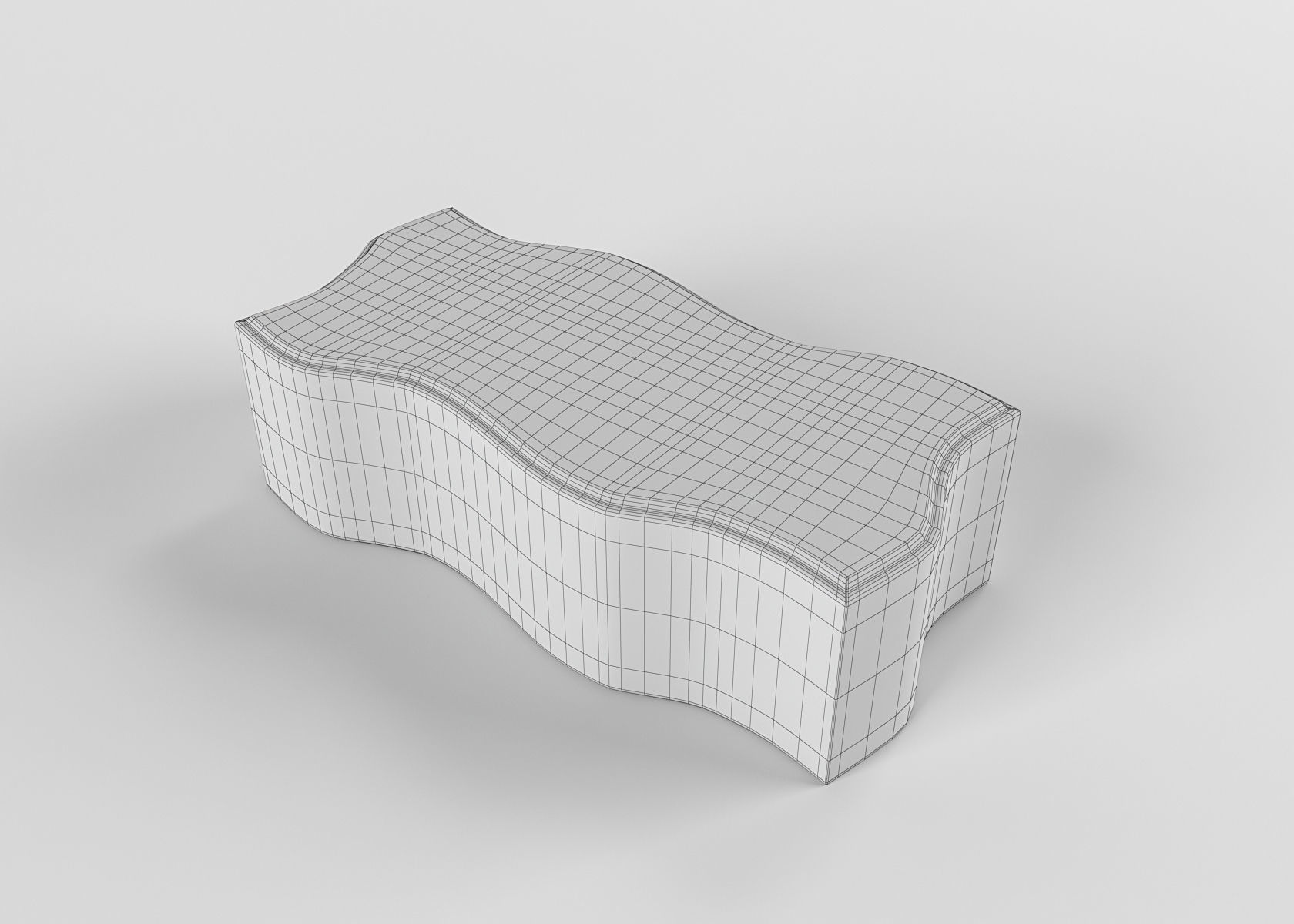 Brick S on pallet 3D model 3D model_5