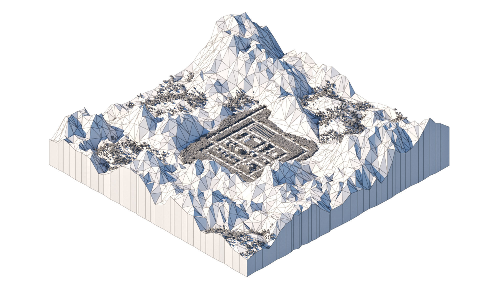 Cartoon Low Poly City Pack V2 Low-poly 3D model_25