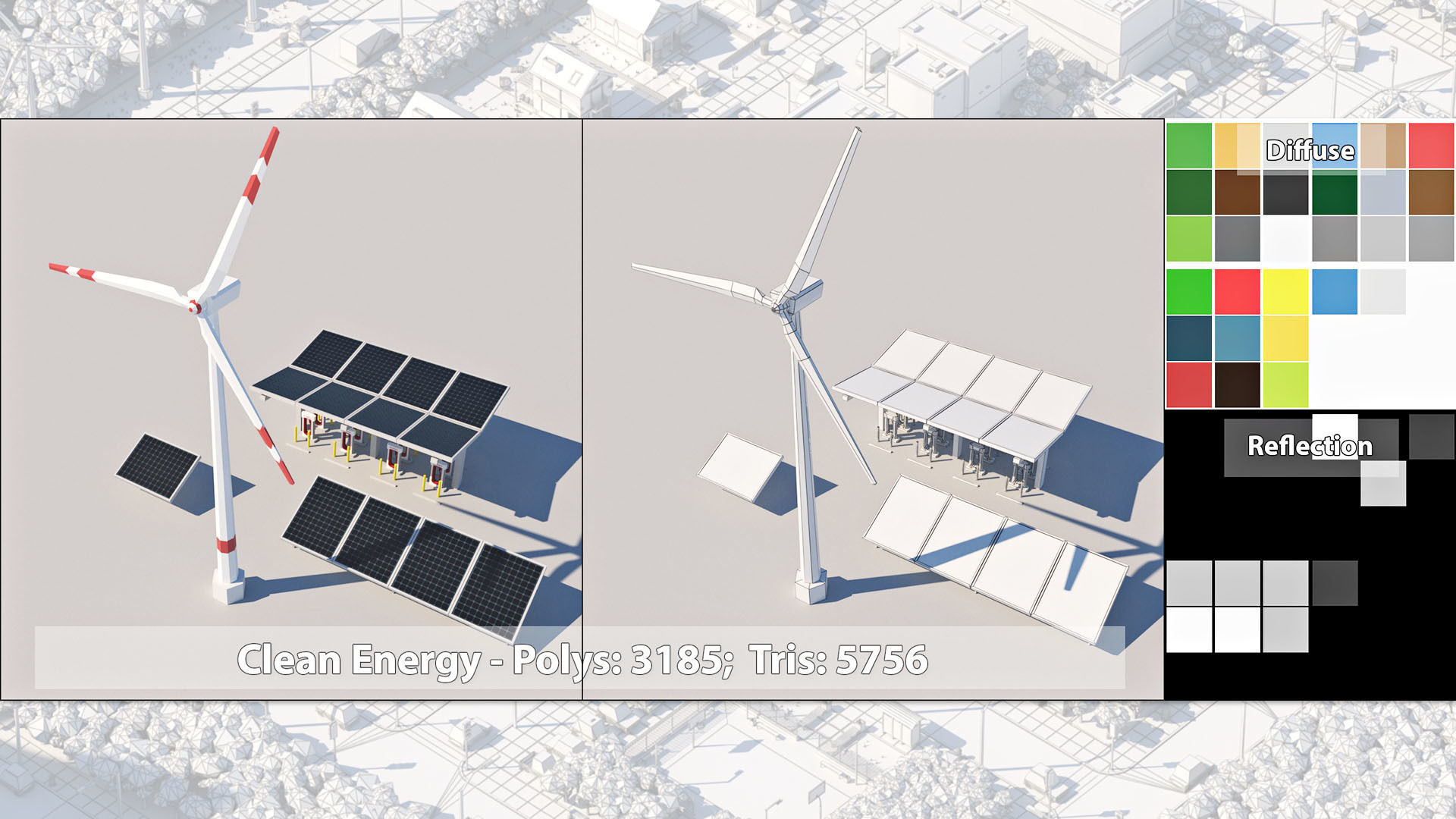 Cartoon Low Poly City Pack V2 Low-poly 3D model_30