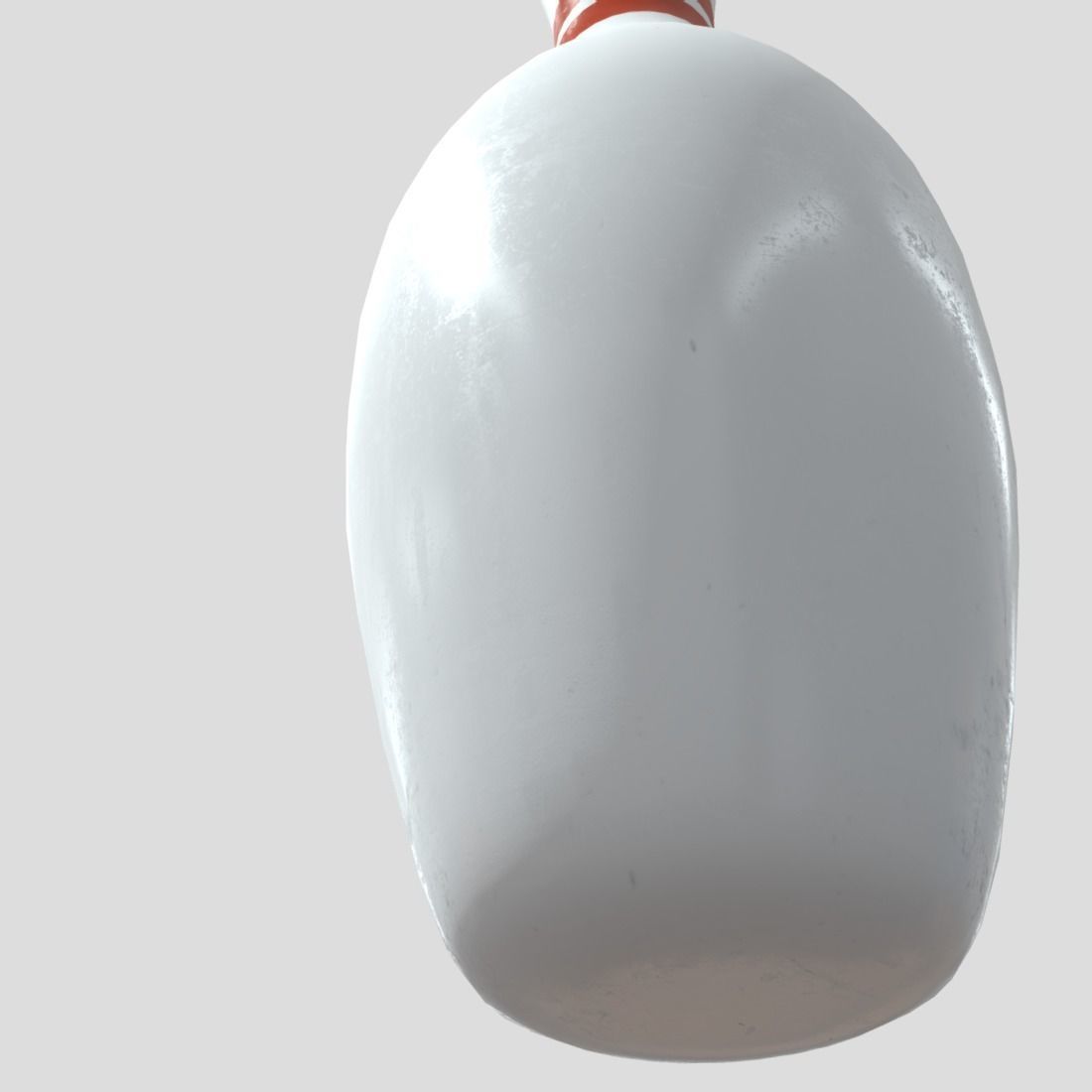 Bowling Pin Low-poly 3D model_9