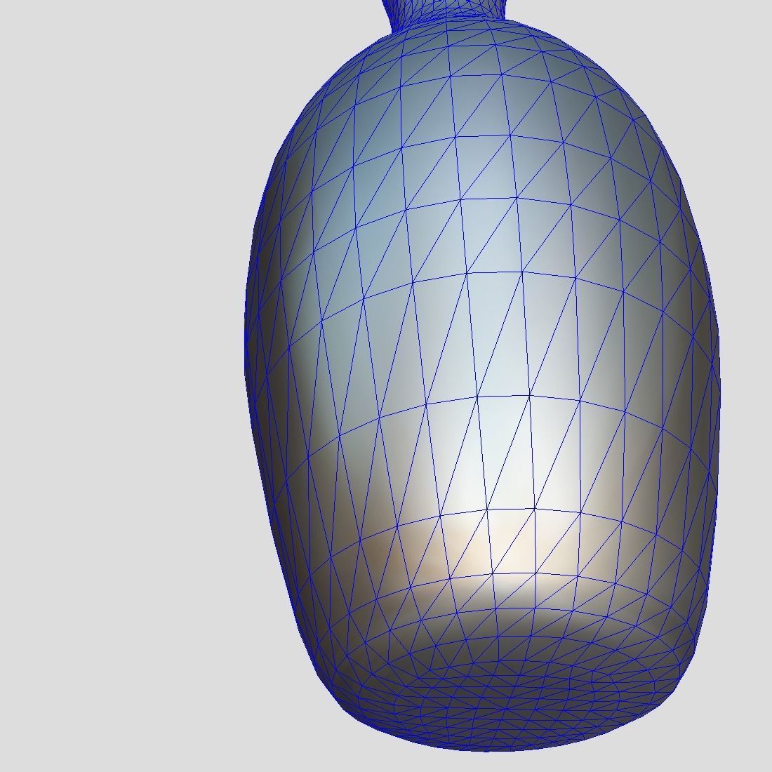 Bowling Pin Low-poly 3D model_10