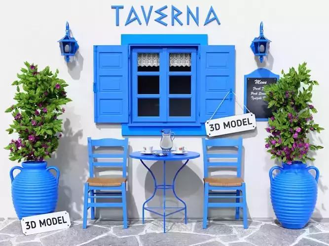 Greek Taverna Terrace