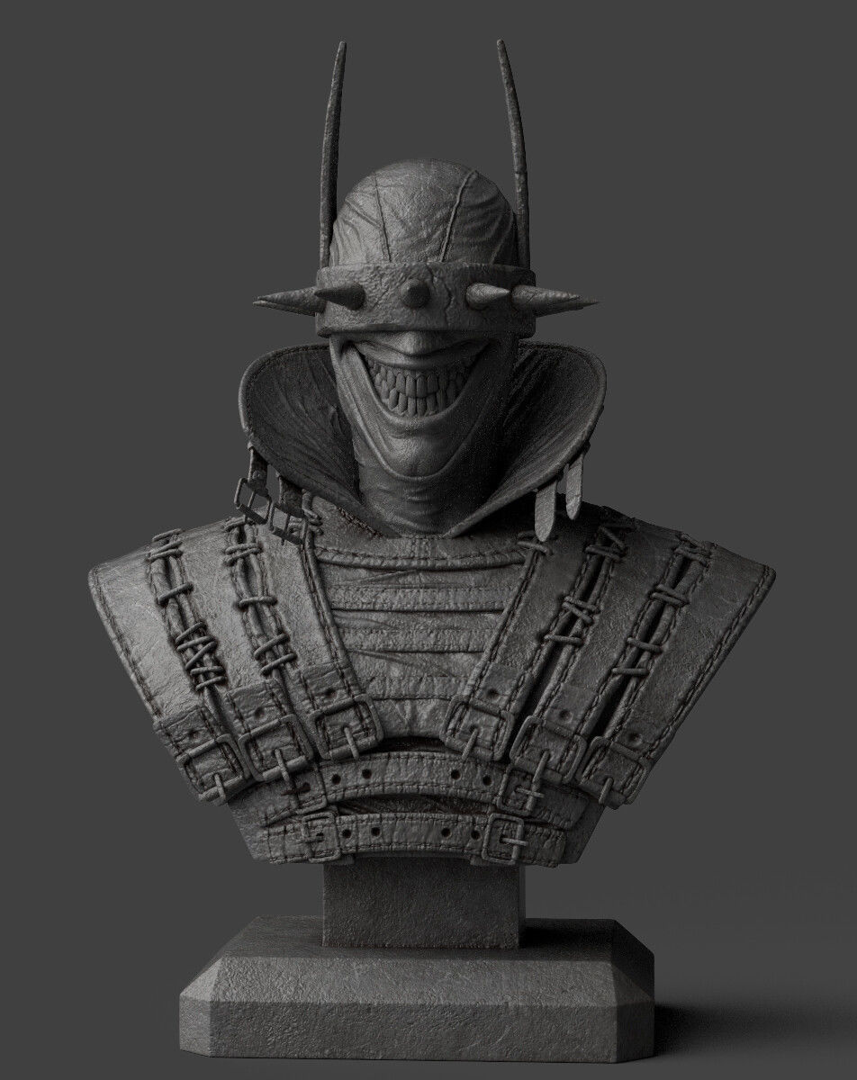 Batman Who laughs 3D print model_3