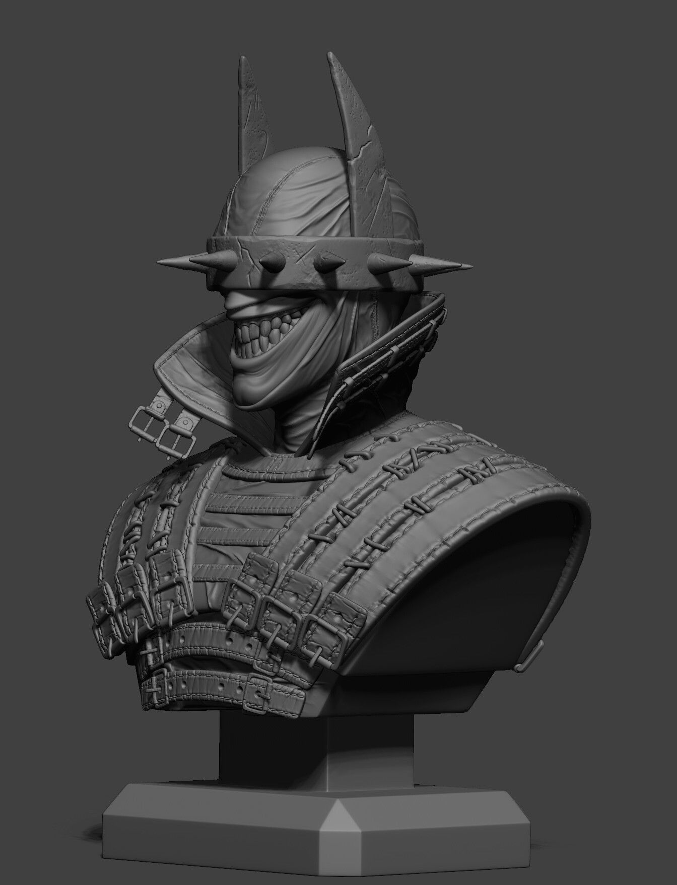 Batman Who laughs 3D print model_2