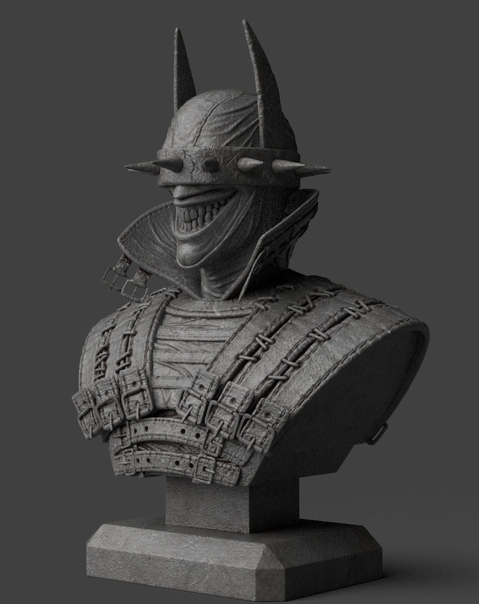 Batman Who laughs 3D print model_4