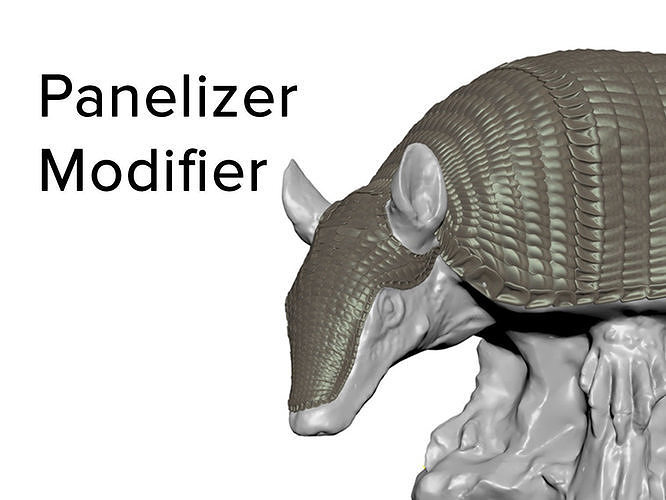 Panelizer Modifier 3dsMax 3D model