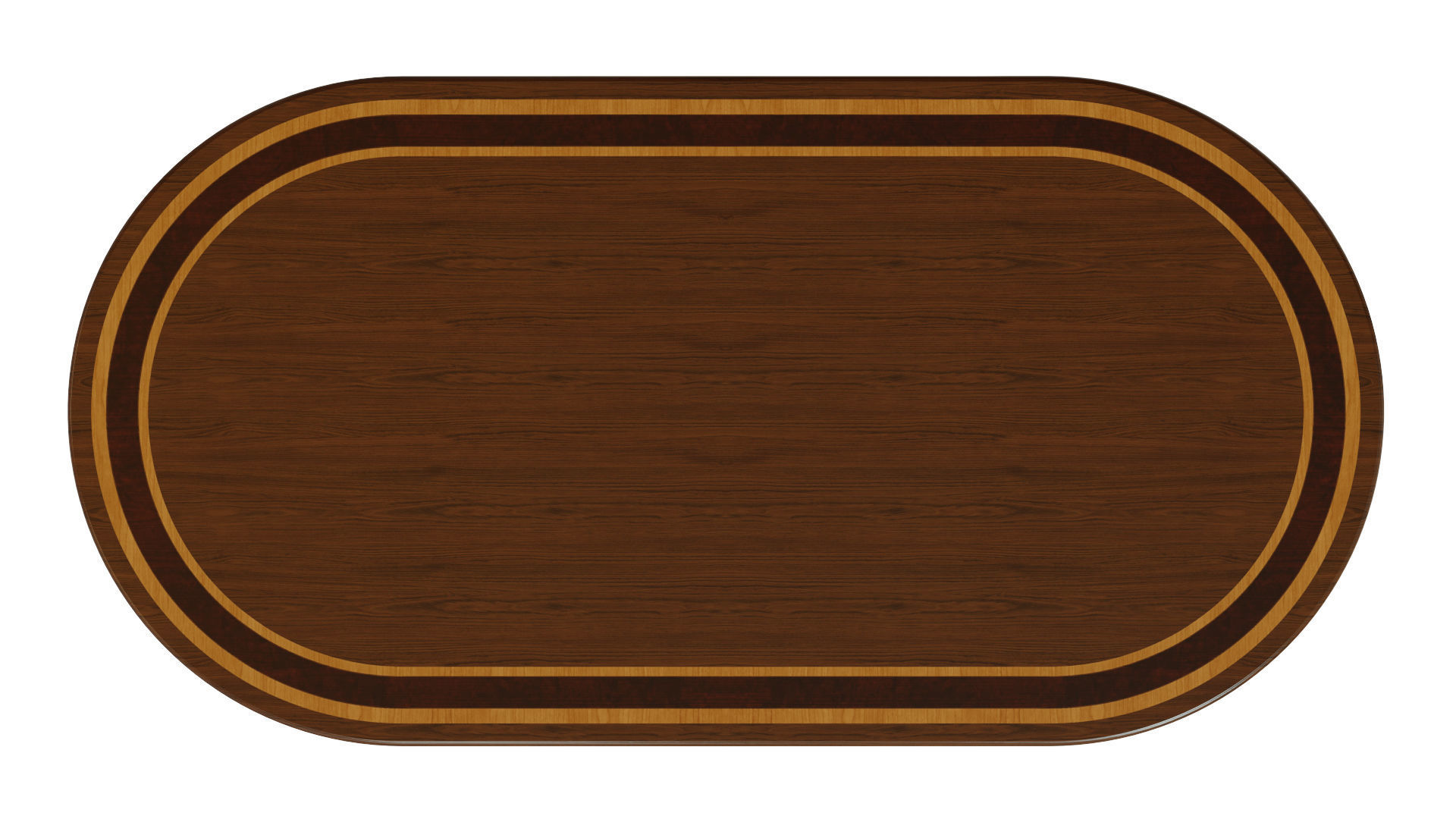 Wooden table with veneers 2500 3D model_4