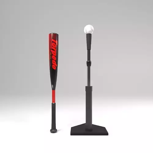 Baseball Sports Pack with Bat Tee and Ball