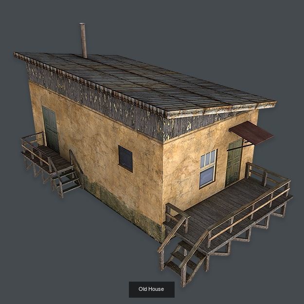 Old buildings 3D Model Collection_1